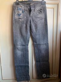 Jeans Miss Sixty donna tg 28 Miss60 grigi dritti