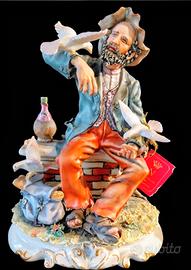 meravigliosa statua in porcellana Capodimonte