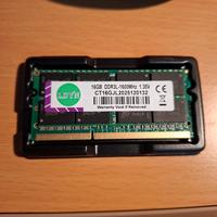 ram DDR3L 16Gb per notebook
