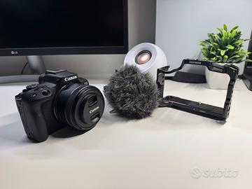 Canon R50 + obiettivo 50mm 1.8 + accessori