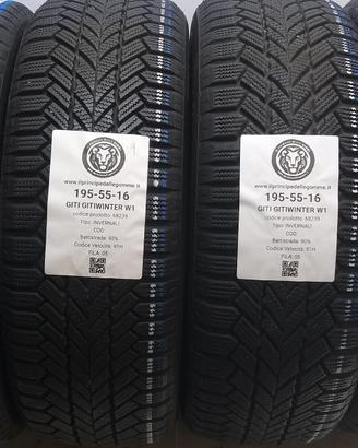 4 GOMME 195 55 16 GITI A68239