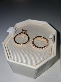 Anello Stilla Set (2), Swarovski, Oro 18K