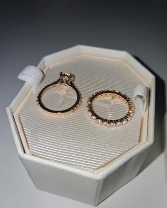 Anello Stilla Set (2), Swarovski, Oro 18K