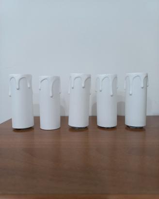 Kit di ricambio portalampade E 14 finta candela