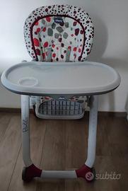 Seggiolone Pappa Regolabile Chicco Polly Progress.
