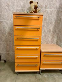 Coppia cassetiere/mobili da cameretta