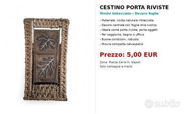 Cestino porta-riviste