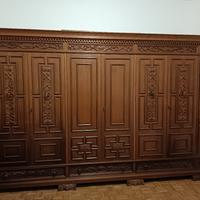 armadio tutto legno stile rinascimentale 