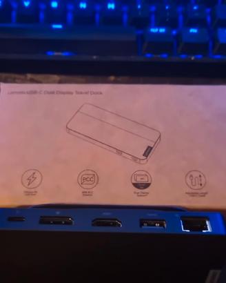 Lenovo USB-C Dual Display Travel Dock – Docking st