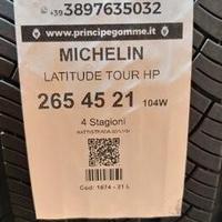 2 gomme 265 45 21 MICHELIN A1674