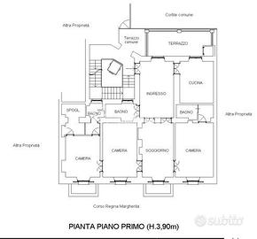 Appartamento signorile dotato di terrazzo!