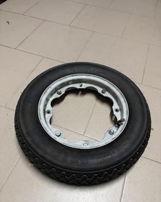 Ruota e copertone Lambretta LI 125 seconda serie