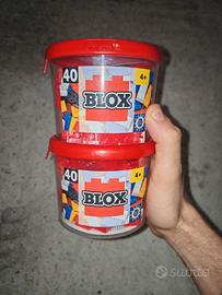 40x2 Mattoncini blox rossi