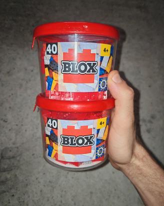 40x2 Mattoncini blox rossi