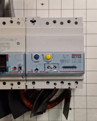 Magnetotermico ME160N + differenziale GL160