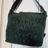 Borsa Furla di camoscio stampato verde