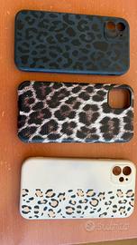 Cover iphone 11 leopardata