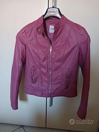 Giubbotto seminpelle rosa 