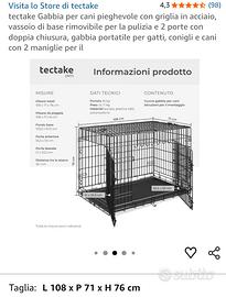 gabbia/trasportino per cani