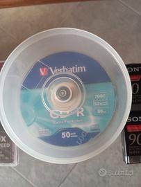 Lotto da n. 19 CD-R Verbatim 700 MB-80 min.Nuovi