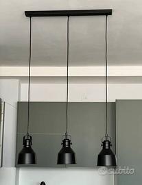 Lampadario a sospensione/soffitto industrial