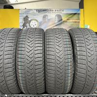 4 Gomme 215/55R17 Pirelli invernali 75/85%residui