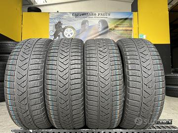 4 Gomme 215/55R17 Pirelli invernali 75/85%residui