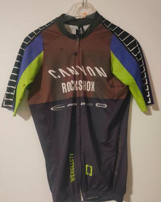 Maglia bici Canyon-MTB Team 2024 manica corta nero