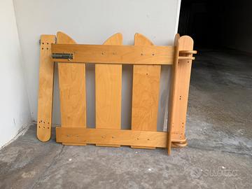 Cancelletto di sicurezza in legno L 82x70 H cm
