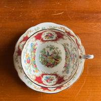 Set 12 tazzine da te Coalport Broadway-marone