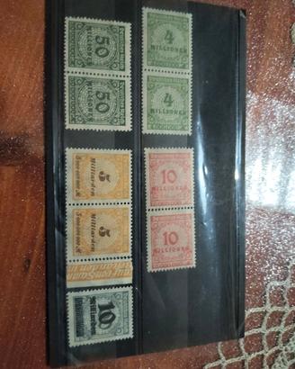 Francobolli Impero Tedesco 1923