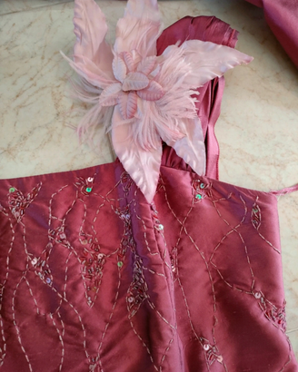 Abito da Cerimonia donna in seta taglia 50