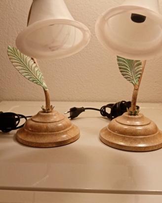 Lampade stile liberty in vetro stile murano