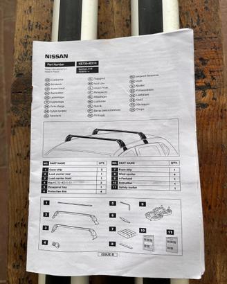 Barre portapacchi Nissan qashqai