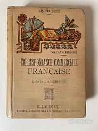 Manuali Hoepli "Correspondance Commerciale..."