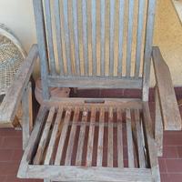 sedie in legno da giardino