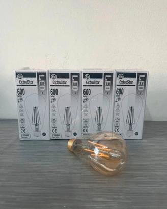 Set 4 Lampadine LED ExtraStar 6W 2200K Luce Calda