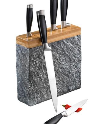 Set coltelli DISCOVERY 5 pz, con blocco coltelli