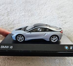 Modellino BMW i8 argento - Nuovo con confezione