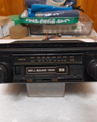 autoradio a cassette anni 70 (funzionante)