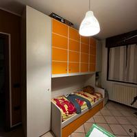 Cameretta armadio con 2 letti singoli
