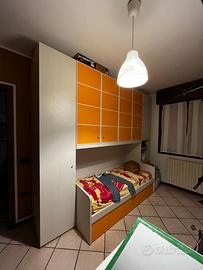 Cameretta armadio con 2 letti singoli