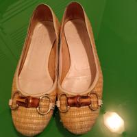 ballerina Gucci paglietta.profilo in pelle 