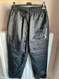 Pantaloni tuta neri impermeabili LEGEA Tg XL