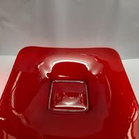 Piatto centrotavola rosso