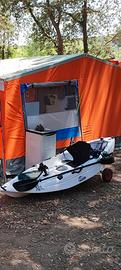 kayak da pesca a pagaia