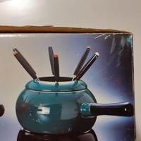 set fondue/fonduta per 6 persone nuovissimo