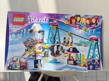 Lego friends 41324, pista da sci e baita