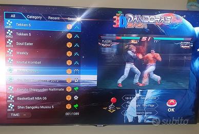 console arcade pandora ex2 128gb 10800 giochi