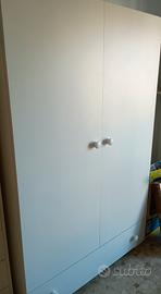 Armadio erbesi bianco cameretta